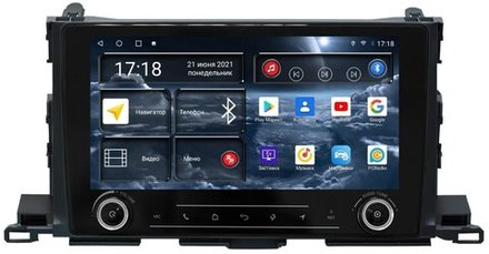 Магнитола для Toyota Highlander 3 2014-2020 - Redpower K 184 Android 10, ТОП процессор, Hi-Fi звук, 6Гб+128Гб, CarPlay, SIM-слот