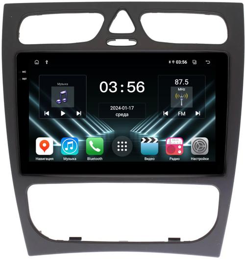 Магнитола для Mercedes-Benz G W463 2000-2006, C-класс W203 2000-2004 (рамка большая) - FarCar DX1264M монитор 9.5" IPS на Android 13, 4+64Гб, CarPlay