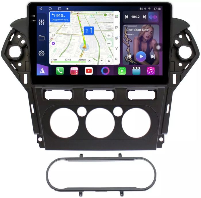Магнитола для Ford Mondeo 4 2010-2014 - FarCar S400-TS18 монитор 10.36" QLED на Android 14, CarPlay, 4G SIM-слот