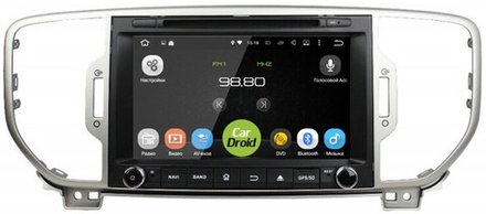 Магнитола для KIA Sportage 2016-2018 - Airok RD-2309D на Android 8/10, 8-ЯДЕР, 4ГБ-32ГБ