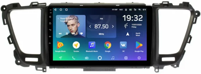 Магнитола для KIA Carnival 3 2014-2020 (большая рамка) - Teyes CC2 PLUS на Android 10, ТОП процессор, 4Гб+64Гб, 4G SIM-слот