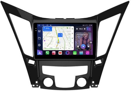 Магнитола для Hyundai Sonata 6 2010-2013 - FarCar 794M монитор 9.5" QLED на Android 14, TS18, CarPlay, 4G SIM-слот