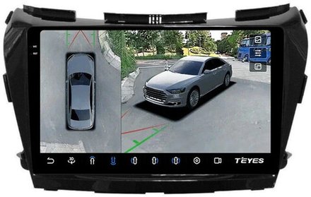 Магнитола для Nissan Murano Z52 2016-2022 - Teyes CC3-2K-360 на Android 10, 2K QLED, 6Гб+128Гб, CarPlay, 4G SIM-слот, 4 камеры в комплекте