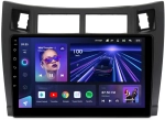 Магнитола для Toyota Vitz 2, Yaris 2 2005-2011 (рамка черная) - Teyes CC3L на Android 10, 8-ядер, CarPlay, 4G SIM-слот