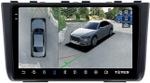 Магнитола для Hyundai Creta 2 2021-2022, Solaris HC 2024+ (рамка черная матовая) - Teyes CC3-2K-360 монитор 10.36" 2K QLED на Android 10, Быстрая, CarPlay, 4G SIM-слот, 4 камеры в комплекте