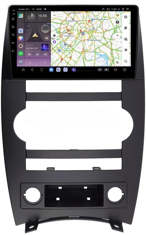 Магнитола для Jeep Commander 2005-2010 - Kuberg QLed, Android 13, TS20, CarPlay, SIM-слот