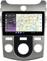Магнитола для KIA Cerato 2 2008-2013 (кондиционер) - Kuberg QLed, Android 13, Быстрейшая, CarPlay, SIM-слот
