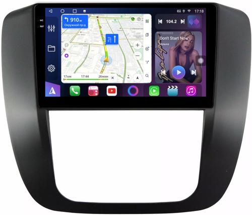 Магнитола для Chevrolet Tahoe 900 2006-2014 (рамка черная) - FarCar 1247M монитор 9.5" QLED на Android 14, TS18, CarPlay, 4G SIM-слот