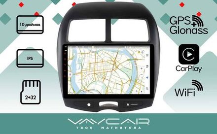 Магнитола для Peugeot 4008 2010-2016 - Vaycar VA59-0026 на Android 13, 8-ядер, 2Гб-32Гб, 4G SIM-слот
