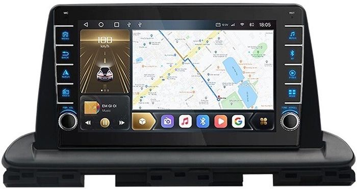 Магнитола для KIA Cerato 4 2018+ - Kuberg OL-9760 (кнопки и крутилки), Android 12, TS10, CarPlay, 4G SIM-слот