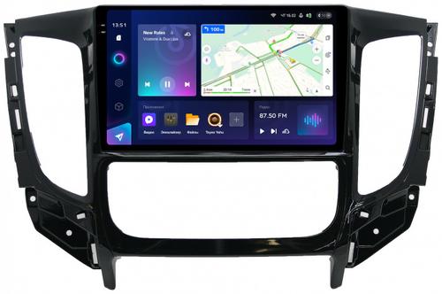 Магнитола для Mitsubishi L200 5 2015-2019 (климат), Pajero Sport 3 2016-2023 (МКПП), FIAT Fullback - Teyes CC3-2K QLed Android 10, ТОП процессор, SIM-слот, CarPlay