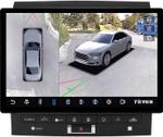 Магнитола для Toyota Land Cruiser 200 2012-2015 (климат на ШГУ) - Teyes CC3-2K-360 монитор 13" 2K QLED на Android 10, 6Гб+128Гб, CarPlay, 4G SIM-слот, 4 камеры в комплекте