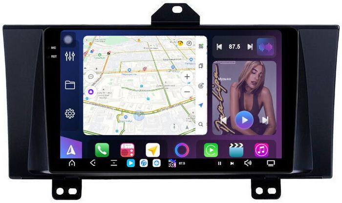 Магнитола для Honda Elysion 2004-2013 - FarCar GX3040M монитор 9.5" 2K QLED на Android 14, TS20, 6+128Гб, CarPlay, 4G SIM-слот
