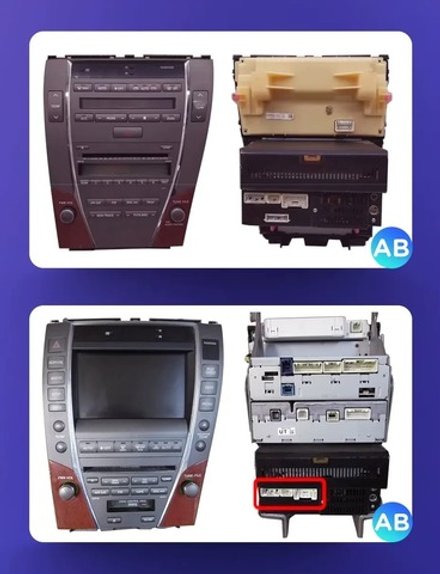 Магнитола для Lexus ES350 XV40 2006-2012 (проводка AB) - FarCar GX9-9657AB монитор 9.5" 2K QLED на Android 14, TS20, 6+128Гб, CarPlay, 4G SIM-слот