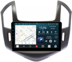 Магнитола для Chevrolet Cruze 2012-2015 (серебро/черный) - Redpower 048 Android 10, ТОП процессор, 6Гб+128Гб, CarPlay, SIM-слот