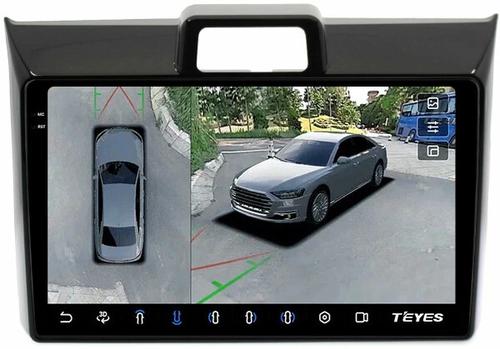 Магнитола для Toyota Corolla Axio 2, Fielder 3 2012-2023 - Teyes CC3-2K-360 на Android 10, 2K QLED, 6Гб+128Гб, CarPlay, 4G SIM-слот, 4 камеры в комплекте