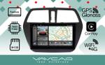 Магнитола для Suzuki SX4 2 2013-2021 - Vaycar VA75-0337-2K на Android 13, Быстрая, 2K QLED, CarPlay, 4G SIM-слот