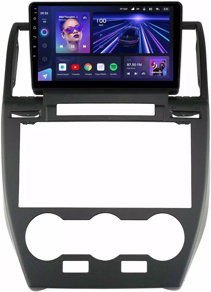 Магнитола для Land Rover Freelander 2 2007-2012 (монохром) - Teyes CC3L на Android 10, CarPlay, 4G SIM-слот
