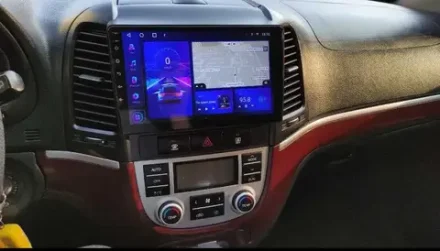 Магнитола для Hyundai Santa Fe 2006-2012 - Parafar PF208XHD на Android 13, 8-ядер, 4Гб+64Гб, CarPlay, 4G SIM-слот