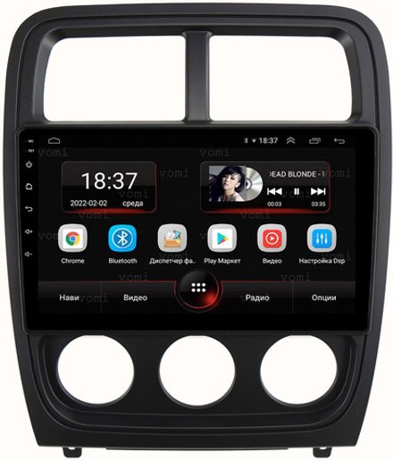 Магнитола для Dodge Caliber 2009-2012 - AK591R9-MTK Android 10, 8-ядер, 2Гб-32Гб