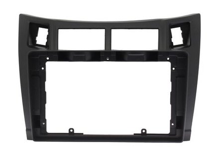 Комплект рамки с разъёмами 9" Toyota Yaris/Vitz P90 2004-2010 черная тип 1