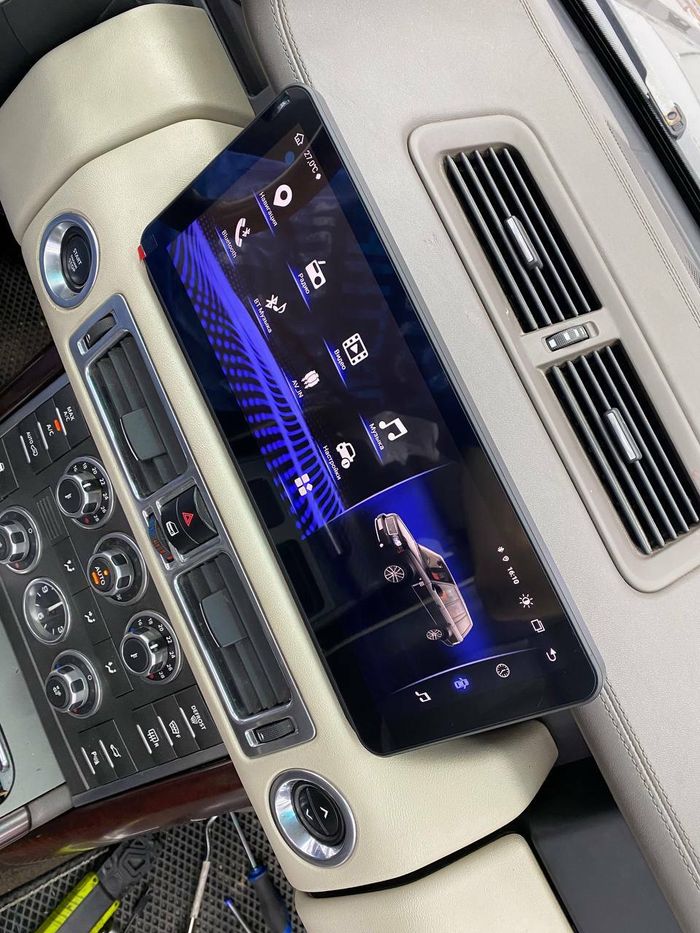 Магнитола для Range Rover 2005-2012 - RDL-1663-12 монитор 12.3" на Android 12, Быстрая, CarPlay, 4G SIM-слот