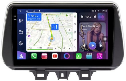 Магнитола для Hyundai Tucson 3 2018-2021 - FarCar BM1135M монитор 9.5" QLED на Android 14, TS10, 4+32Гб, CarPlay, 4G SIM-слот