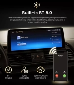 Магнитола для Jeep, Dodge 2007-2018 (207x98мм) - Kuberg MKD-JP001-TYJ монитор 12.3" в стиле Audi на Android 11, CarPlay, 4G SIM-слот
