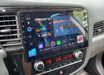 Магнитола Mitsubishi Outlander 3 2019-2022 (левый руль, прямоугольный климат) - Teyes CC2 PLUS монитор 10" QLED на Android 10, ТОП процессор, 4Гб+64Гб, 4G SIM-слот