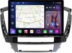 Магнитола для Mitsubishi Pajero Sport 3 2020-2024, Montero Sport (прямоугольный климат, рамка 10) - FarCar BX877 монитор 13" 2K QLED на Android 13, TS10, 6+128, CarPlay, 4G SIM-слот