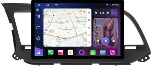 Магнитола для Hyundai Elantra 6 2016-2018 (штатная КЗВ, рамка тип 2) - FarCar BX877 монитор 13" 2K QLED на Android 13, TS10, 6+128, CarPlay, 4G SIM-слот