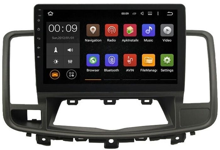 Магнитола для Nissan Teana 2008-2013 (монохром экран) - Airok RX-1205 Android 13, ТОП процессор, 8/128, SIM-слот