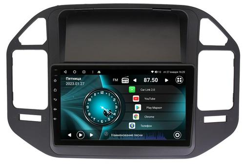 Магнитола для Mitsubishi Pajero 3, Montero 3 1999-2006 (рамка черная) - Vaycar VA47-1019 на Android 13, 8-ядер, 2Гб-32Гб, 4G SIM-слот
