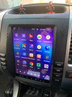 Магнитола для Toyota Land Cruiser Prado 120, Lexus GX470 (экран климата внизу) - Teyes TPRO 2 монитор 9.7" QLED в стиле "Тесла" на Android 10, TS10, 4G SIM-слот
