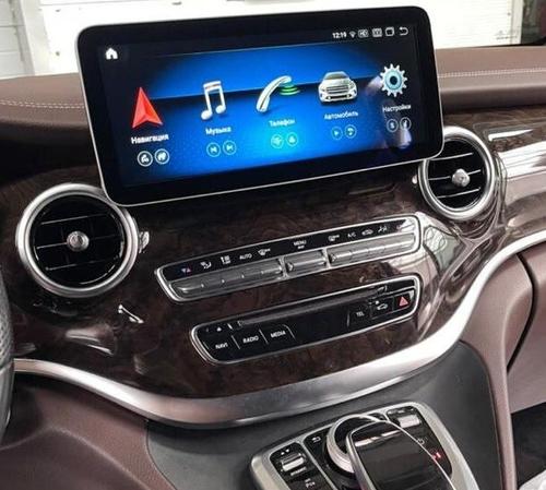 Магнитола для Mercedes-Benz V-класс (W447) 2014-2019 NTG 5.0/5.1 - RDL-7715 монитор 12.3" на Android 13, 8Гб+128Гб, CarPlay, 4G SIM-слот
