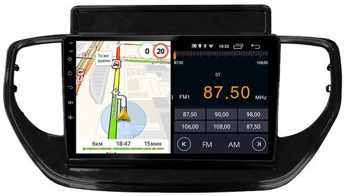 Магнитола для Hyundai Solaris 2 2020-2022 (штатная навигация) - Parafar PF767FHD на Android 13, 8-ядер, 2Гб+32Гб, CarPlay, 4G SIM-слот