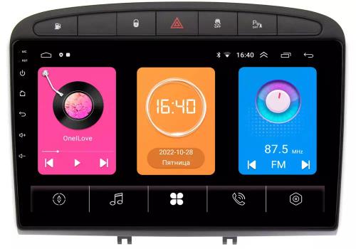 Магнитола для Peugeot 308 2007-2014, 408 2012-2022 -  GT9-9120 на Android 10, 2ГБ-16ГБ