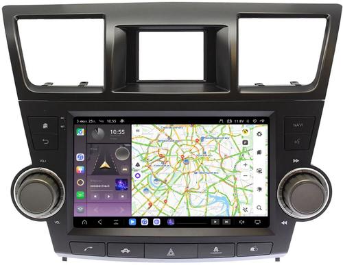 Магнитола для Toyota Highlander 2 2007-2013 XU40 - Kuberg OL-9431-2 QLed, Android 13, TS20, CarPlay, SIM-слот (кнопки + крутилки)