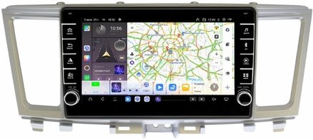 Магнитола для Infiniti QX60, JX35 (пластиковый верх) - Kuberg EW-9201-1 (кнопки и крутилки) Android 13, TS20, 6+128Гб, CarPlay, 4G SIM-слот