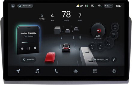 Магнитола для Mercedes-Benz GL X164, ML W164 2005-2012 (рамка глянцевая) - Teyes CC4-PRO монитор 13" 2K QLED на Android 13, Snapdragon 778G, ИИ, CarPlay, DSP, 4G SIM-слот