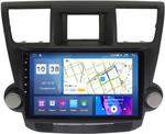 Магнитола для Toyota Highlander 2 2007-2013 XU40 - Parafar PF035T1XHD на Android 13, CarPlay, 4G SIM-слот (крутилки декоративные)