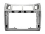 Комплект рамки с разъёмами 9" Toyota Yaris/Vitz P90 2004-2010 серебро тип 1