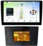Магнитола для Opel Antara 2006-2015 (перенос БК вниз, черная) - Teyes CC4L-DTS монитор 9" IPS на Android 14, Быстрая, Snapdragon 662, CarPlay, 4G SIM-слот