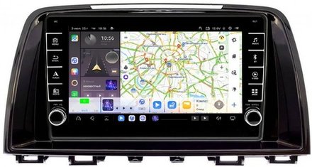 Магнитола для Mazda 6 2012-2014 - Kuberg OL-9580 (кнопки и крутилки) Android 13, TS20, 6+128Гб, CarPlay, 4G SIM-слот