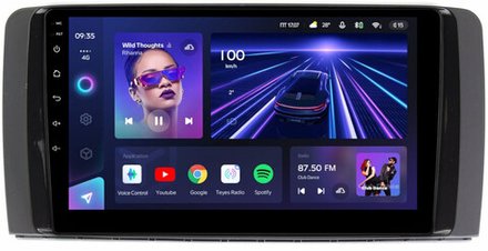 Магнитола для Mercedes-Benz R (W251) 2005-2015 - Teyes CC3L на Android 10, 8-ядер, CarPlay, 4G SIM-слот