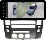 Магнитола для Nissan Pathfinder R51 2004-2010 (штатная нави, большая рамка) - Teyes LUX ONE 360 монитор 12.3" 2K QLED на Android 10, Быстрая, CarPlay, 4G SIM-слот, 4 камеры в комплекте