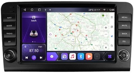 Магнитола для Mercedes-Benz R (W251) 2005-2015 (рамка с крутилками) - Kuberg EW-M906 QLed, Android 12, TS10, CarPlay, 4G SIM-слот