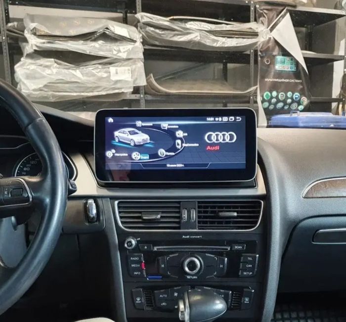 Магнитола для Audi A4 (B8), A5 (8T) 2007-2016 (с джойстиком MMI) - Teyes LUX ONE 360 монитор 12.3" 2K QLED на Android 10, Быстрая, CarPlay, 4G SIM-слот, 4 камеры в комплекте
