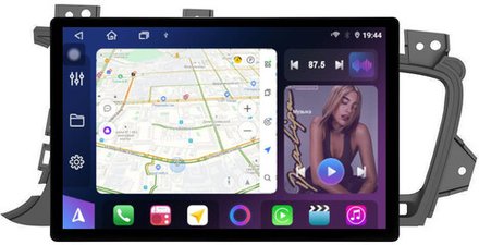 Магнитола для KIA Optima 3 TF 2011-2013 - FarCar BX877 монитор 13" 2K QLED на Android 13, TS10, 6+128, CarPlay, 4G SIM-слот