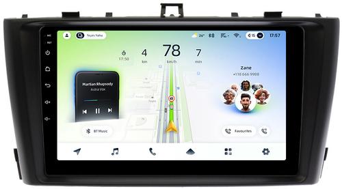 Магнитола для Toyota Avensis T270 2008-2015 (рамка черная) - Teyes CC4L монитор 9" IPS на Android 14, Snapdragon 662, CarPlay, 4G SIM-слот